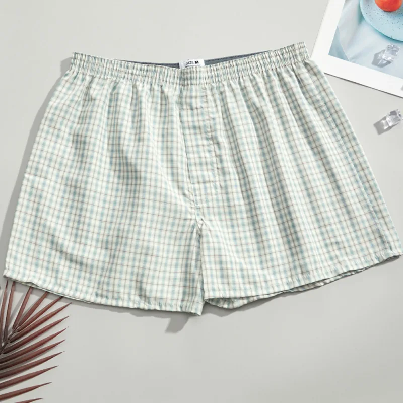 Calça boxer masculina respirável e confortável, tecido atualizado, 1 peça, com cintura elástica, versátil, absorve o suor