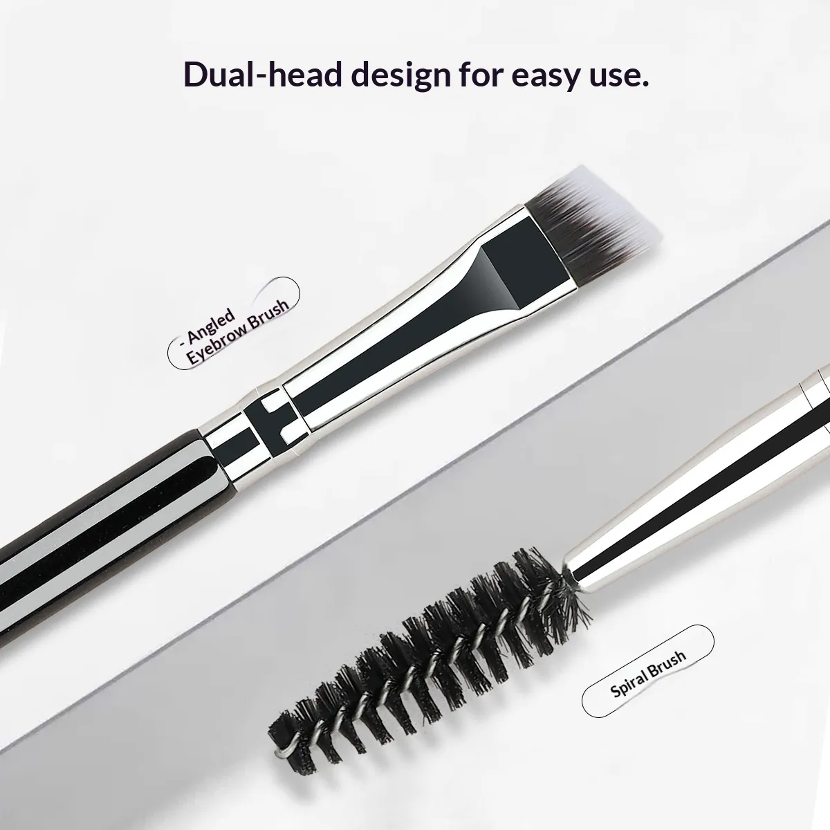 2 in 1 Double Ended Eyebrow Brush and Eyelash Comb Eyeshadow Blending Makeup Tool Eyeshadow Makeup Brushes
