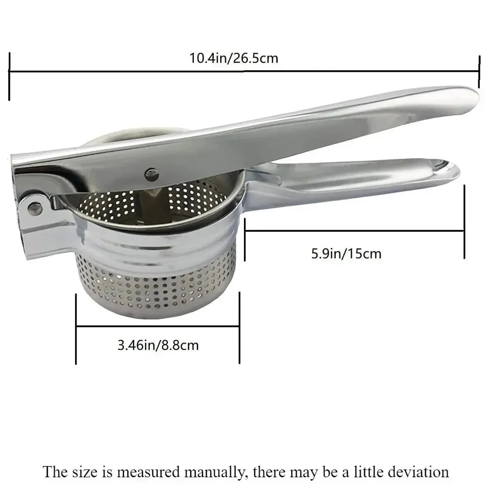 High Efficiency Garlic Press Heavy Duty Garlic Mincer Easy To Squeeze and Clean Rust Proof and Dishwasher Safe Ginger Crusher