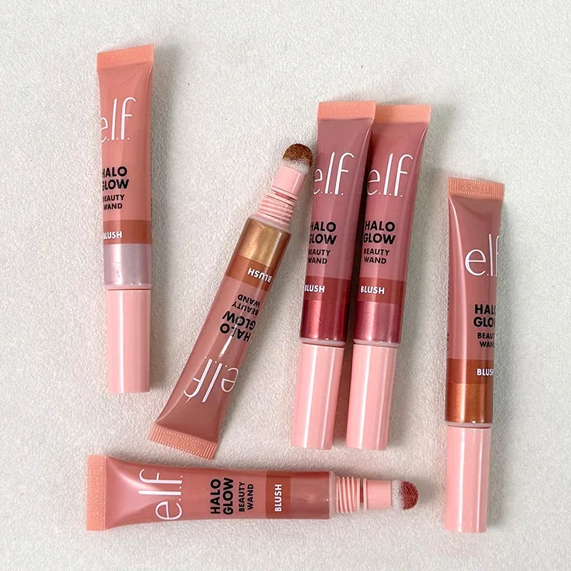 Elf Halo Glow Series Liquid Blush Líquido Highlighter Contorno para Tridimensional Shadow Contour Modification Setting Spray