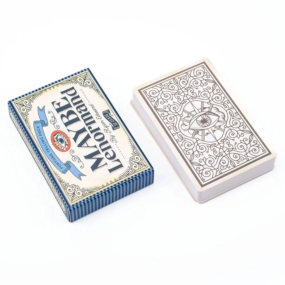 Maybe Lenormand 52 Cards Deck 9.7*6.3CM English Visions For Beginners Divination Edition Deck Board Playing Games