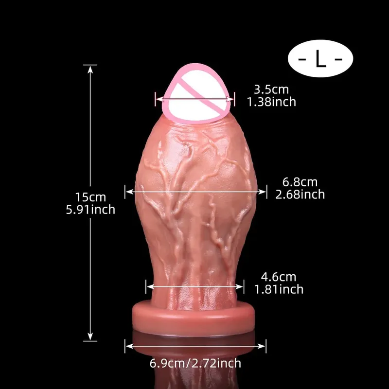 XXL Spuer Bigger Realistic Dildos Thick Silicone Anal Dildo Expander Thick Penis Adult Sex Toys Masturbation Butt Plug