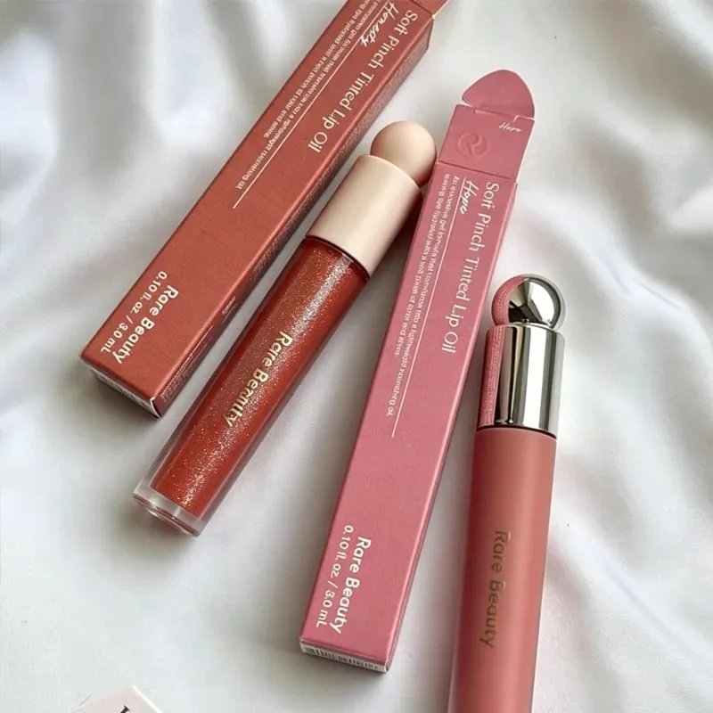 Batom brilhante labial blam, maquiagem hidratante duradoura, pitada macia, mancha de óleo labial, brilho labial feliz esperança maravilha