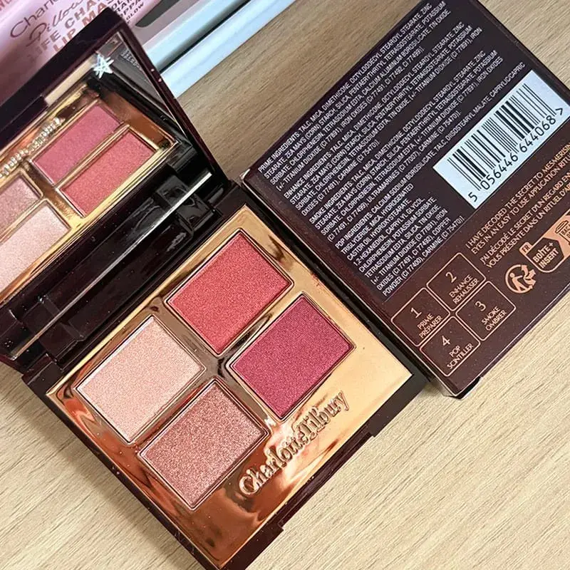 Charlotte Tilbury PILLOW TALK Series Soft Heart Double Color Powder Blusher Color Plate Hot Color Code First Love Sex on Fire
