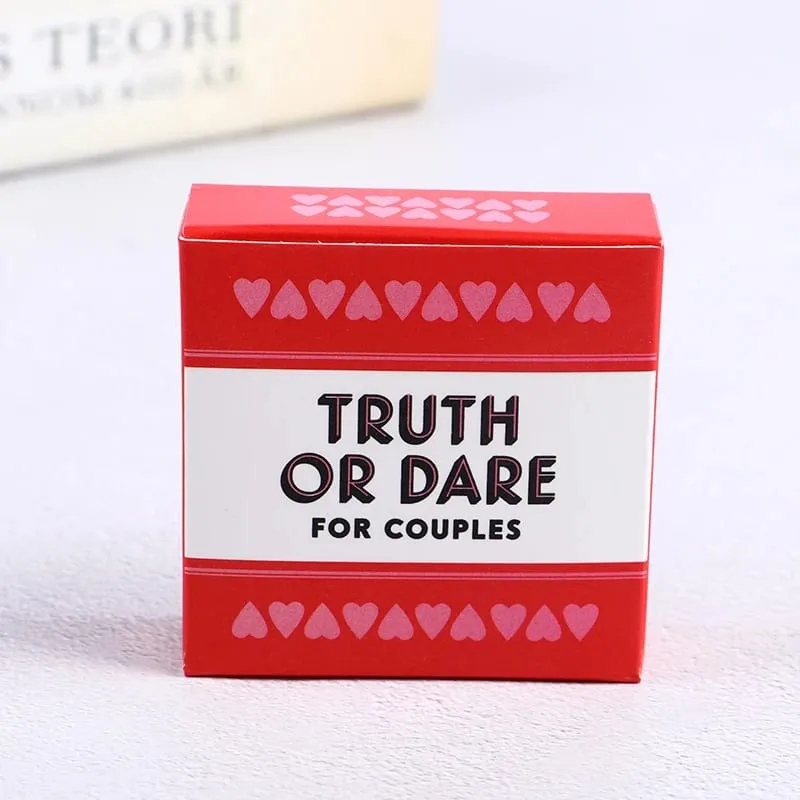 Mini Small Size Truth Or Dare For Couples Cards Games Lovers Board Game Supply English Version