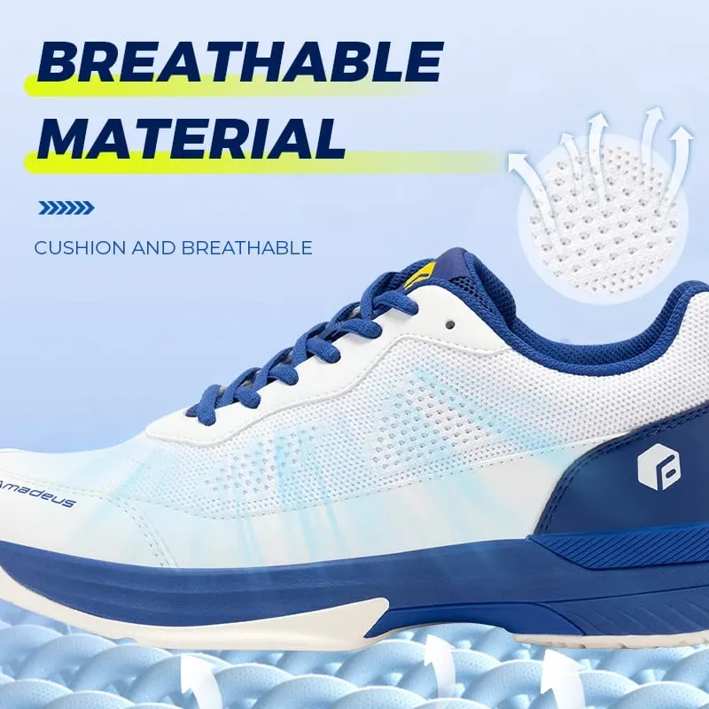 Tênis masculino FitVille de largura ampla 2E para treinamento de tênis profissional, respirável, leve e antiderrapante, equipado com suporte de arco para uso o dia todo