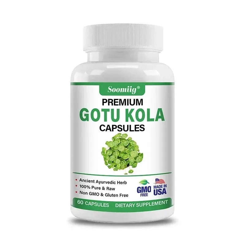Premium Centella Asiatica Capsules - Brain Supplement - Brain & Nervous System Calm Mental Clarity Improve Skin