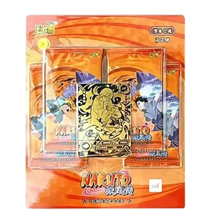 Genuíno naruto cartão coleção completa série coleção cartão luta capítulo pro capítulo brinquedo das crianças jogo cartão presente