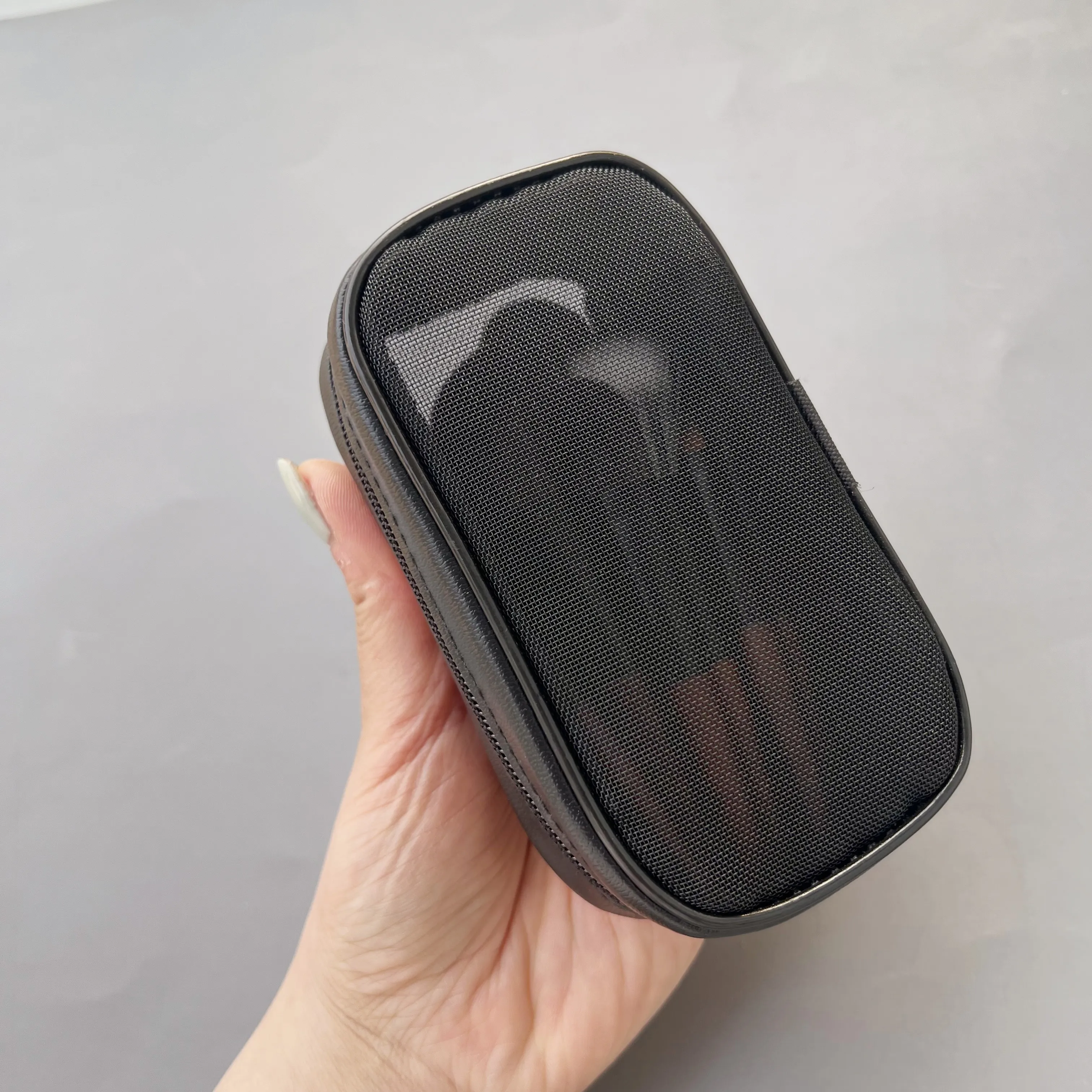12pçs mini pincéis de maquiagem, pincel para sombra, pó solto, blush, base, viagem, portátil, pincéis de maquiagem com bolsa — image 5
