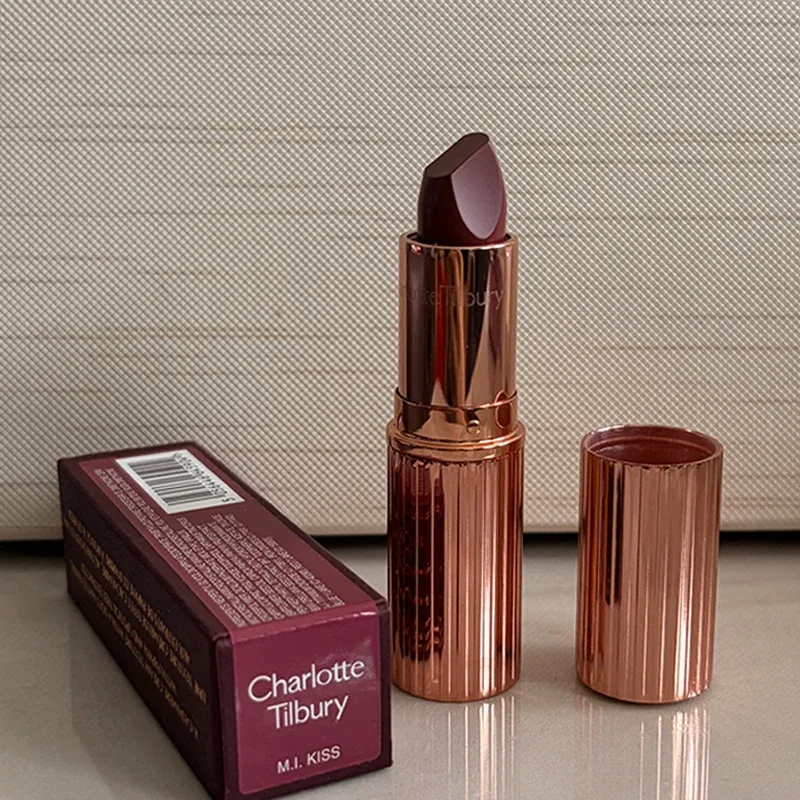 Charlotte tilbury paleta de quatro cores travesseiro talk eraggera olhos pequeno tubo de ouro batom fácil de aplicar maquiagem cosméticos portáteis — image 15