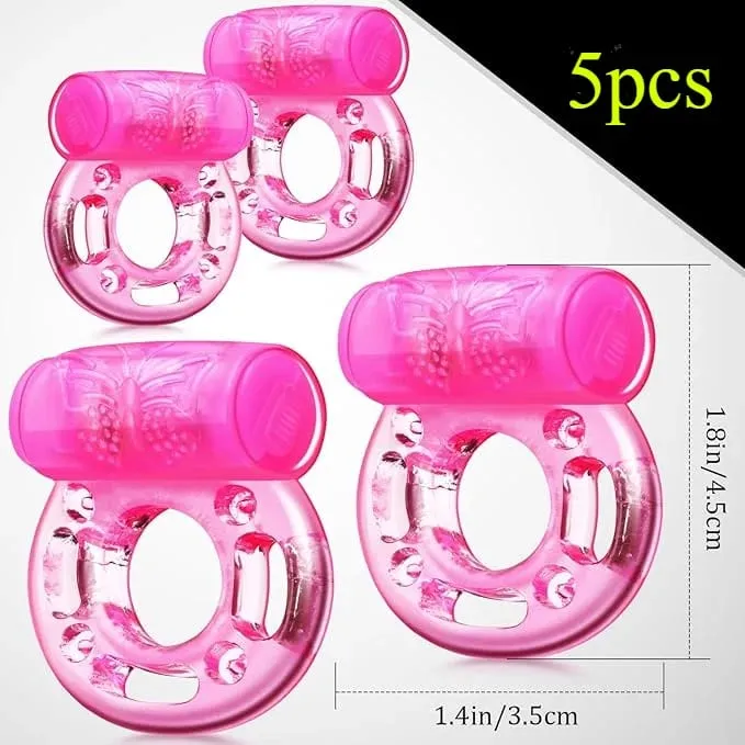 Anel peniano vibratório, anel peniano de silicone com estimulador de clitóris, brinquedos sexuais íntimos para homens, anel vibrador mais forte de longa duração