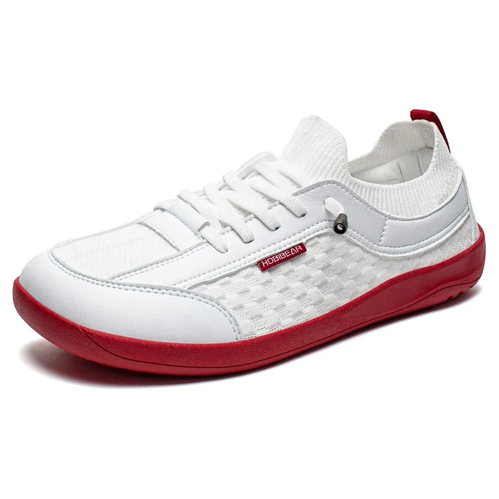 Sapatos descalços unissex com salto zero, tênis de bico largo, leve, respirável, minimalista, para atividades ao ar livre