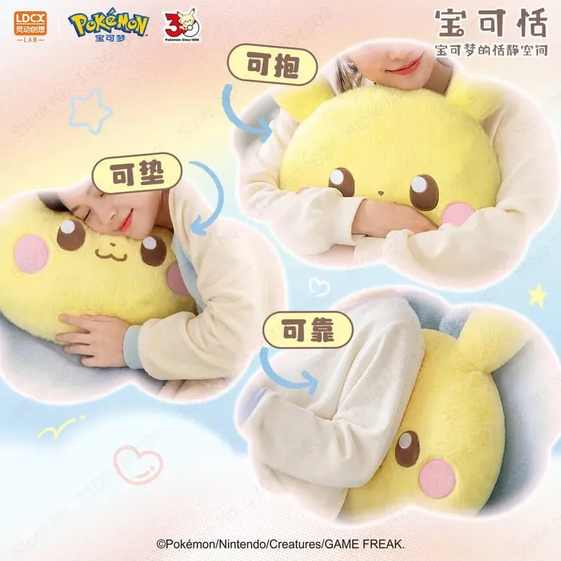 Novo pokemon pikachu piplup 40cm grande boneca de pelúcia bonito macio almofada travesseiro decoração para casa brinquedo colecionável presente aniversário — image 5