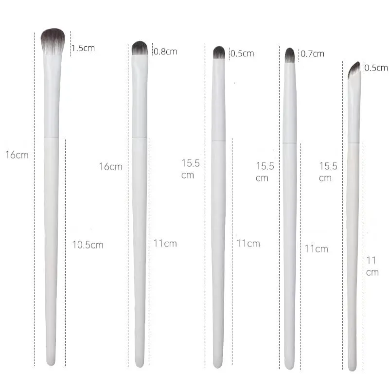 Kit de pincéis de maquiagem para sombra, alta qualidade, ponto, blush, sombra, sobrancelha, pó solto, ferramenta de pincéis de maquiagem para os olhos