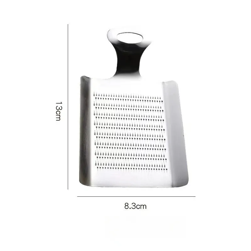 Colher multifuncional de aço inoxidável, ralador de gengibre, alho, gengibre, versátil, cozinha, triturador de gengibre para picar vegetais