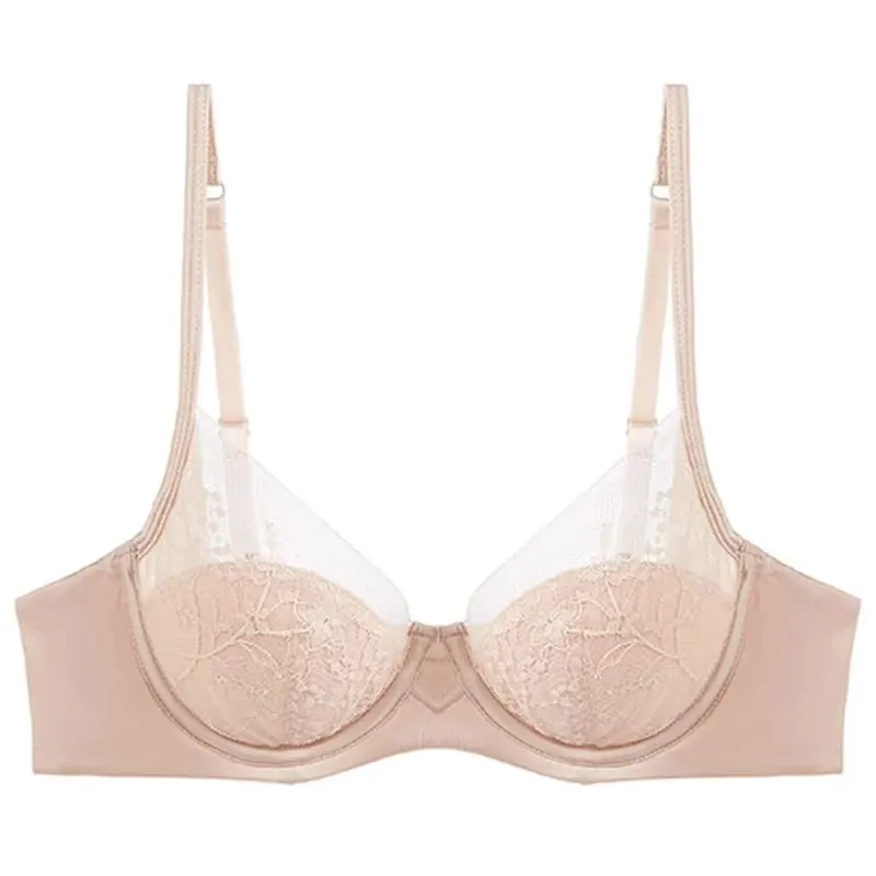 Kit íntimo de renda vermelha festiva de noiva com arame macio, copo fino, conjunto de lingerie de suporte para busto pequeno 32-38, roupa íntima feminina