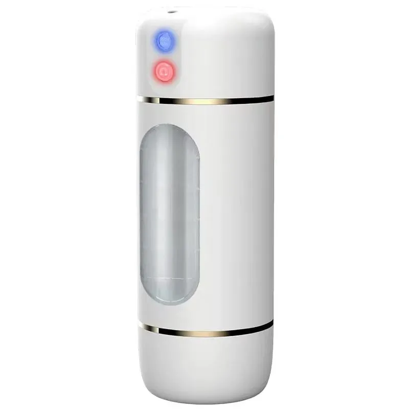 Novo automático masculino realista dupla penetração canal vibração garganta profunda vagina aquecimento voz bolso gato adulto brinquedo sexo — image 11