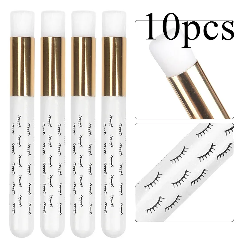 10pcs Eyelash Cleaning Brush Lash Extension Applicator Eyebrow Nose Brushes Washing Bottle Skin Care Makeup Tool Clean Supplies