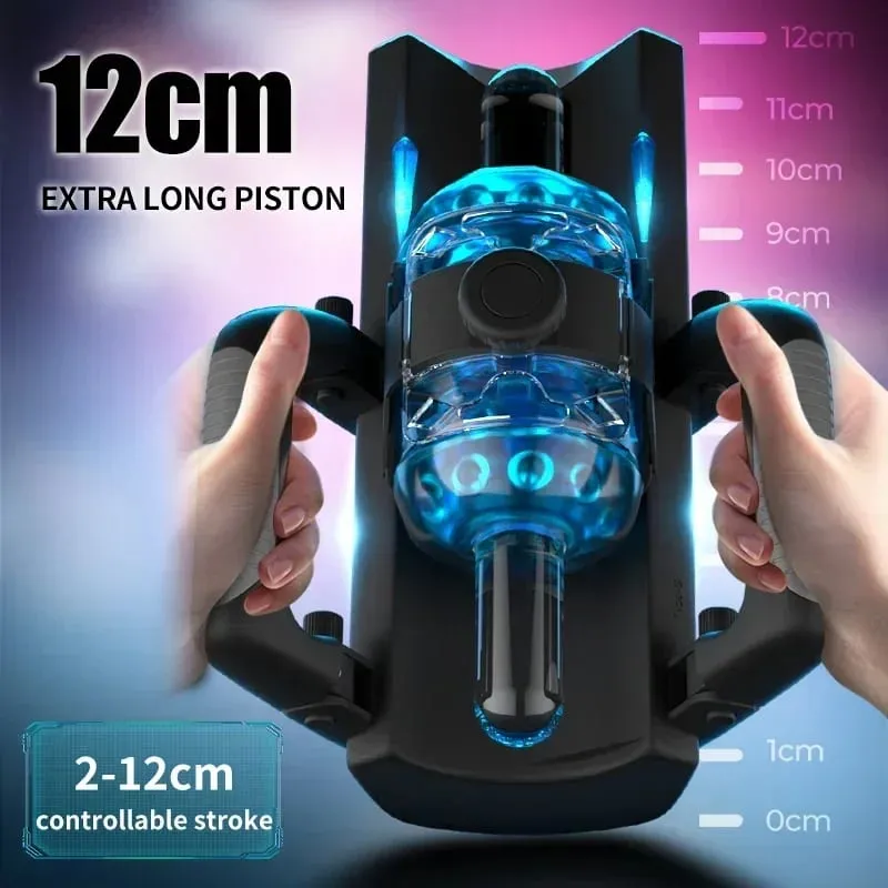 Thrusting High Speed Male Masturbator Machine Automatic Telescopic Vagina Masturbation Cup Sex Toy for Men