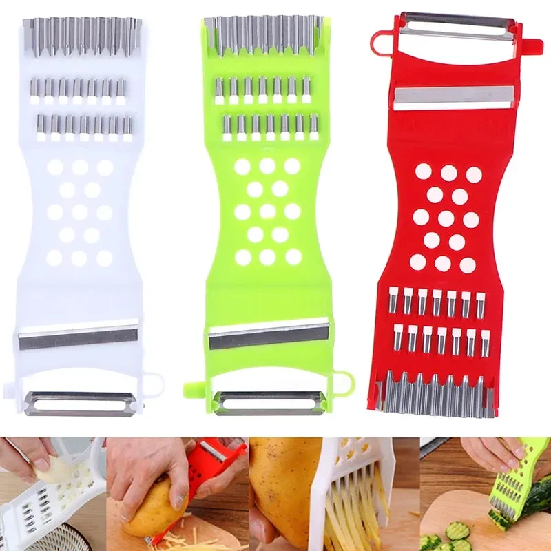 Multifunction Kitchen Gadgets Vegetable Fruit Peeler Parer Julienne Cutter Tools — image 2