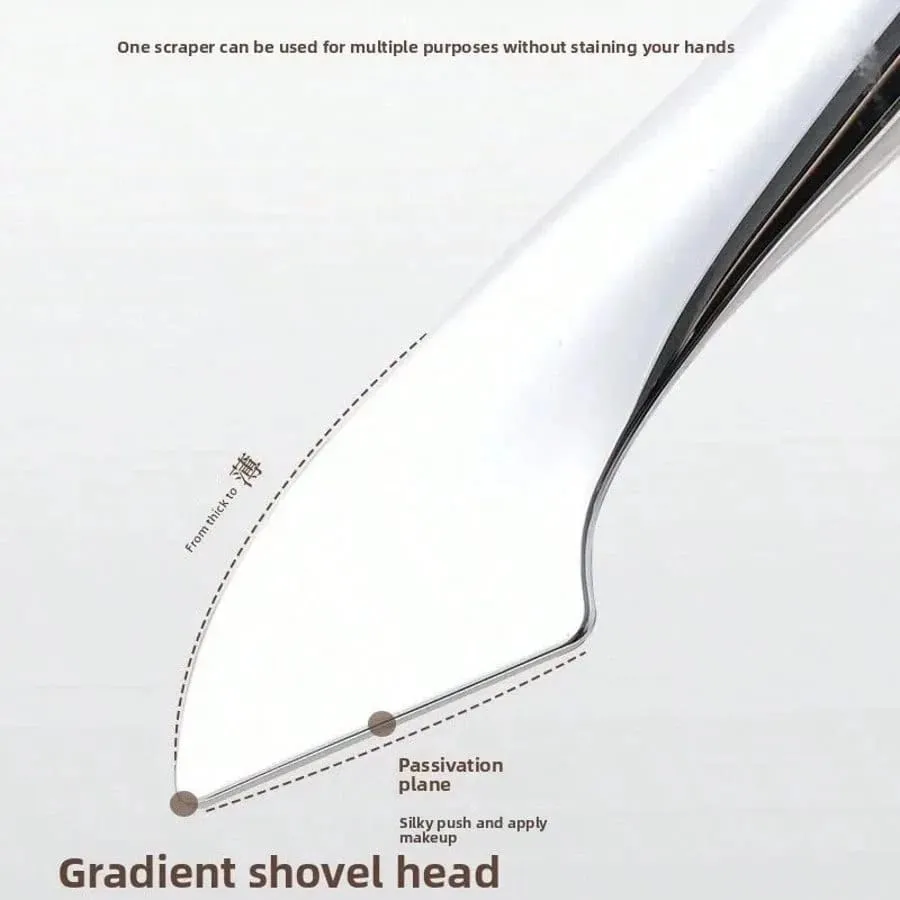 Pincel de maquiagem com design crescente atualizado, pincel ultrafino e suave para aplicação de máscara líquida, espátula, pincéis de maquiagem, ferramentas de beleza