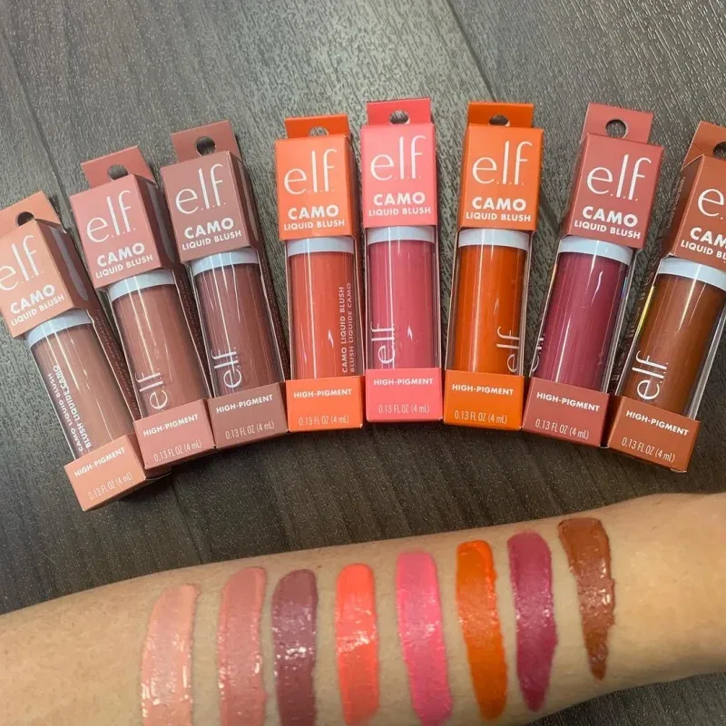 Popular marca elf portátil sabor de frutas brilho labial fino hidratante reparação nutritiva melhorar linhas labiais colorido bálsamo labial cosméticos