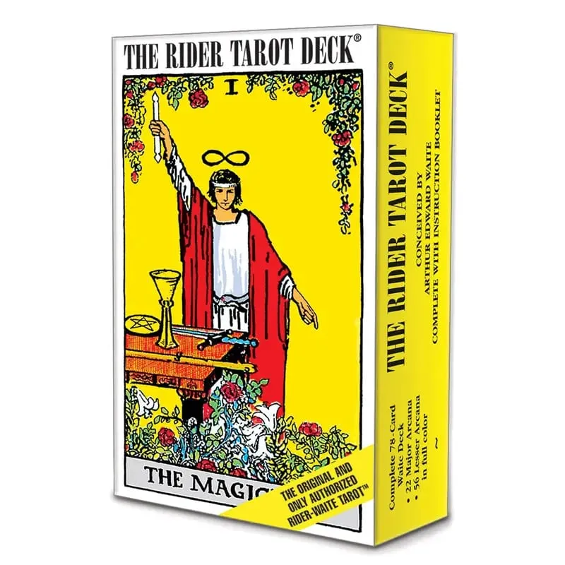 Authentic Rider-Waite Tarot Deck with English/Spanish Booklet for Beginners And Expert Card Reading