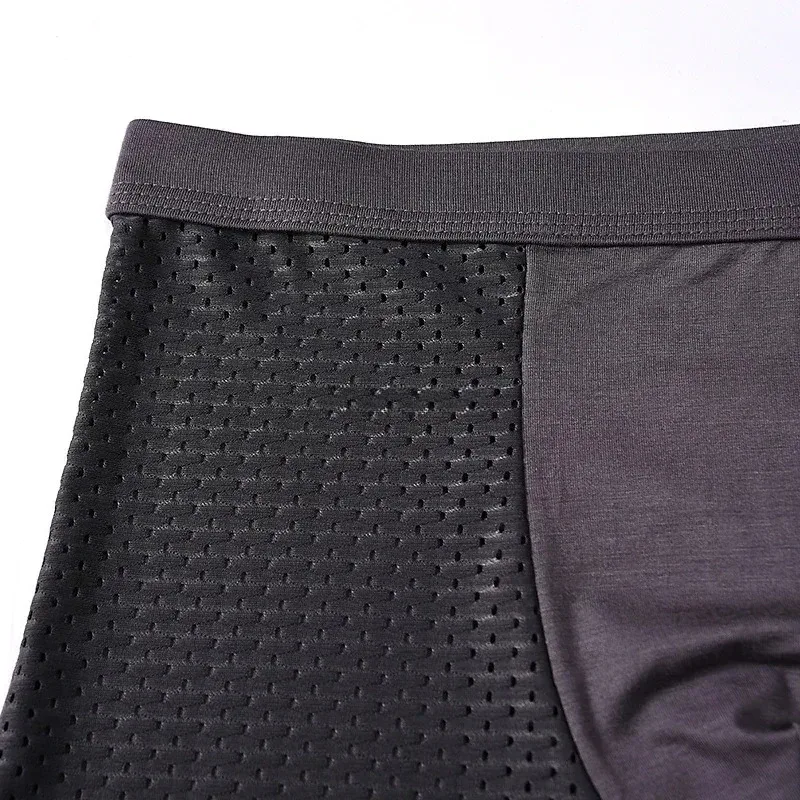 Plus Size 8XL Bamboo Boxer Shorts for Men 4-Pack - Breathable Moisture Wicking Anti Chafing Underwear, Solid Color Comfortable T — image 13
