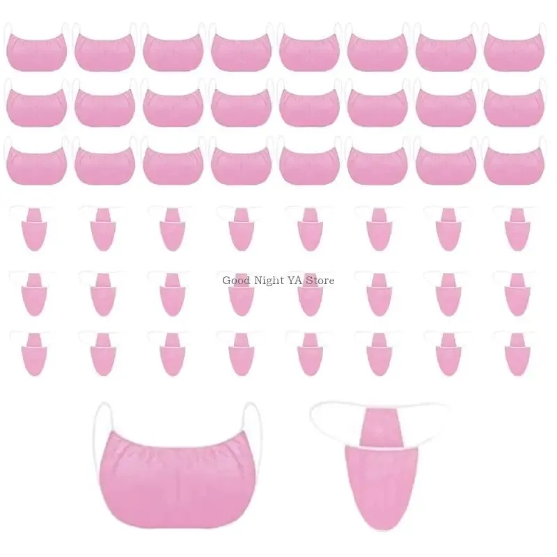 Conjunto de roupa íntima não tecida descartável, 50 unidades, viagem respirável, essencial para mulheres, pacote higiênico embalado individualmente — image 9