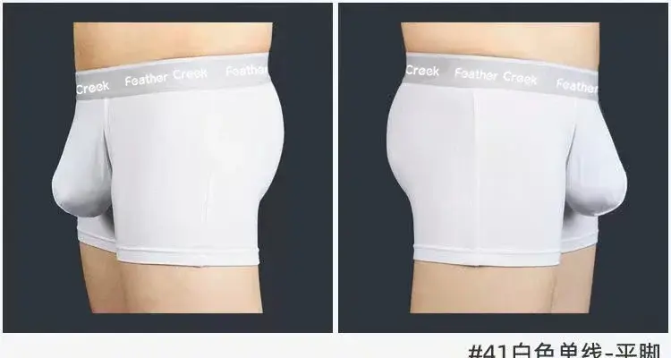 Calcinha masculina com bolsa grande em u, bolso frontal convexo, pé plano, triângulo, sexy, roupa íntima da moda para homens