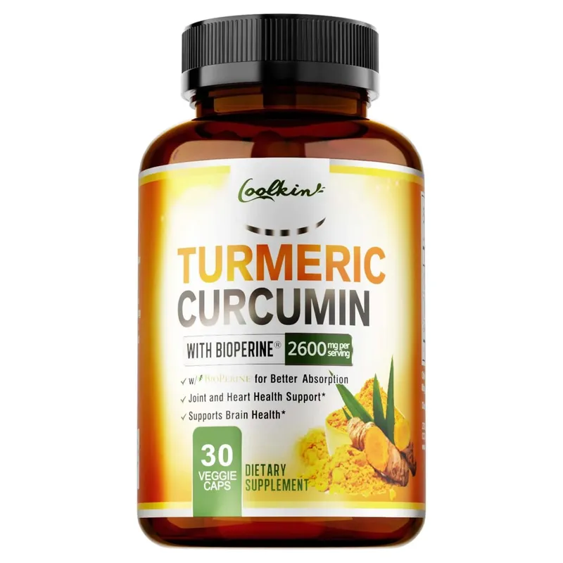 Turmeric Curcumin Capsules - with Black Pepper - Helps Joint Antioxidant & Immune System Anti-Inflammatory — image 9