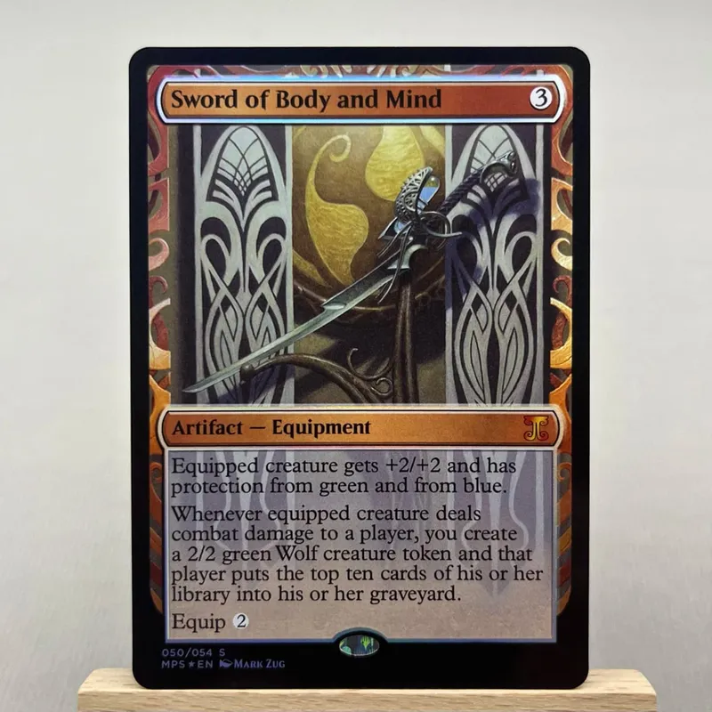 MPS FOIL2-01 TCG Cards for Home Play Proxy Sol Ring Mana Crypt Mox Opal the Mana Vault Chrome Mox Sword of
