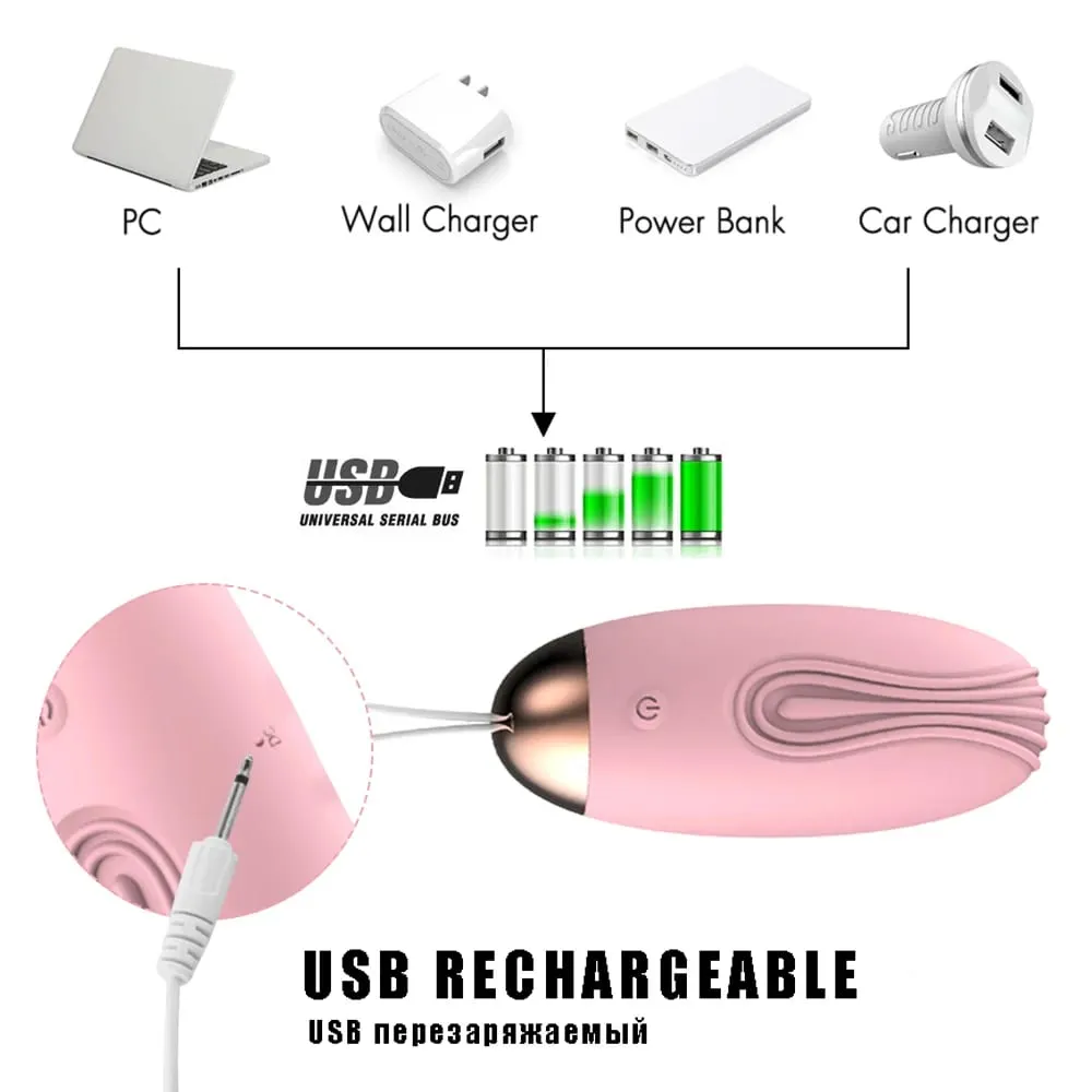 女用無線遙控震動器 10 速子彈蛋陰蒂刺激器凱格爾球性玩具女式自慰器