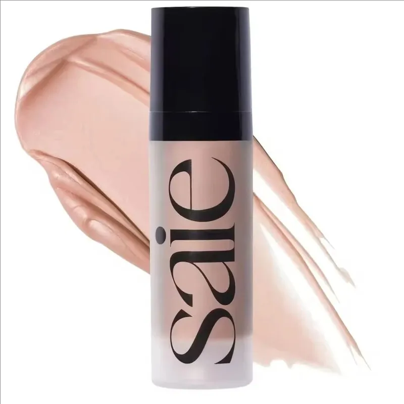 Saie Hydrating Blendable Dewy Liquid Blush Matte Sponge Head Blusher Natural Lasting Brighten Facial Contour Blush Tint Makeup