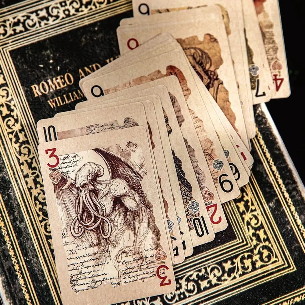 Para cthulhu mitos cartas de jogo de alto valor monstro ilustrado cartas para reuniões de amigos cartas de jogo de tabuleiro cartas de pôquer — image 2