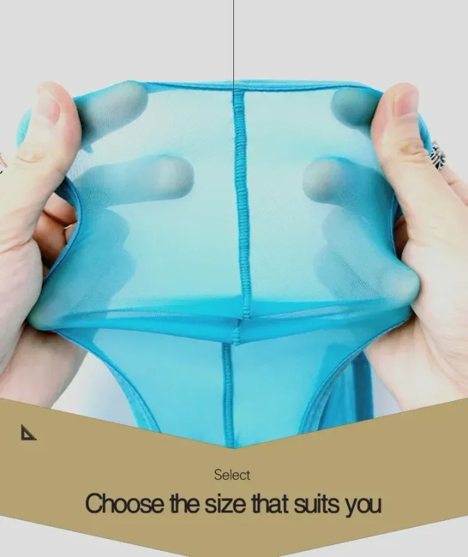 1PCS Mens Thin Mesh Thong See Through Breathable Summer Style U Pouch Male Brief Underwear