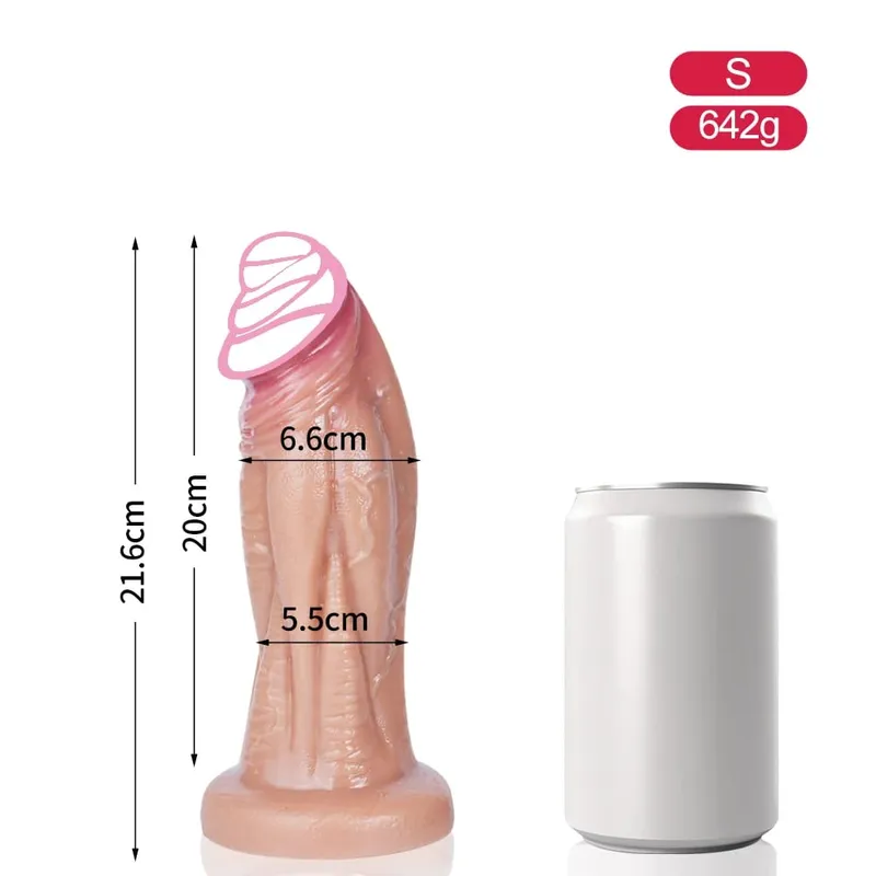Grande vibrador macio super macio silicone pênis grande com ventosa flexível g-ponto brinquedos sexuais para mulheres homens lésbicas