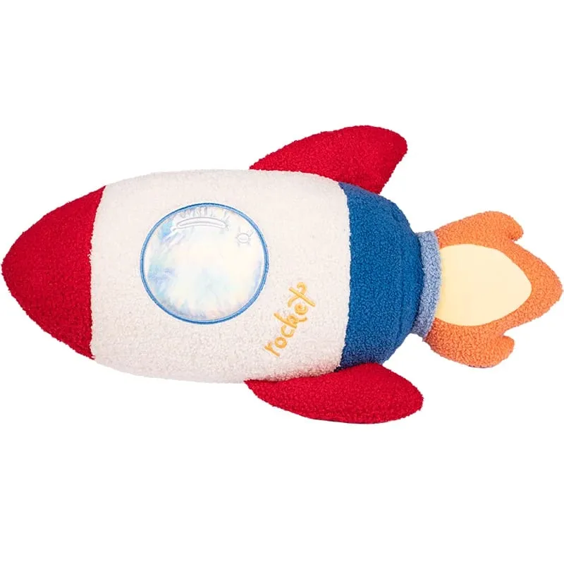 Zu espaço tema festa decoração de casa bonito astronautas ufo foguete e avião brinquedos de pelúcia meninos tenda quarto almofadas