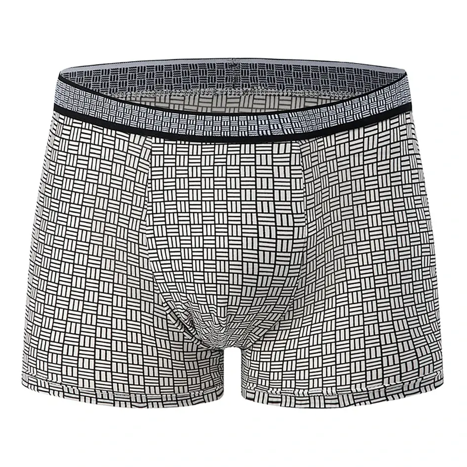4/5piece Men's Colorful Patterned Fashionable Casual Boxer Shorts Loose And Comfortable Oversized Underwear Elastic Waist Shorts — image 19