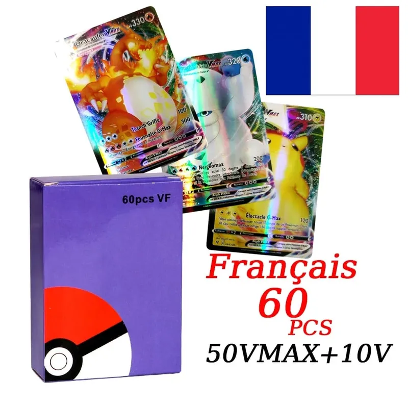 2025 New French Version Pokemon Cards VMAX V EX GX MEGA Carte Collection Battle Trainer Children's Christmas Toys Gift — image 13
