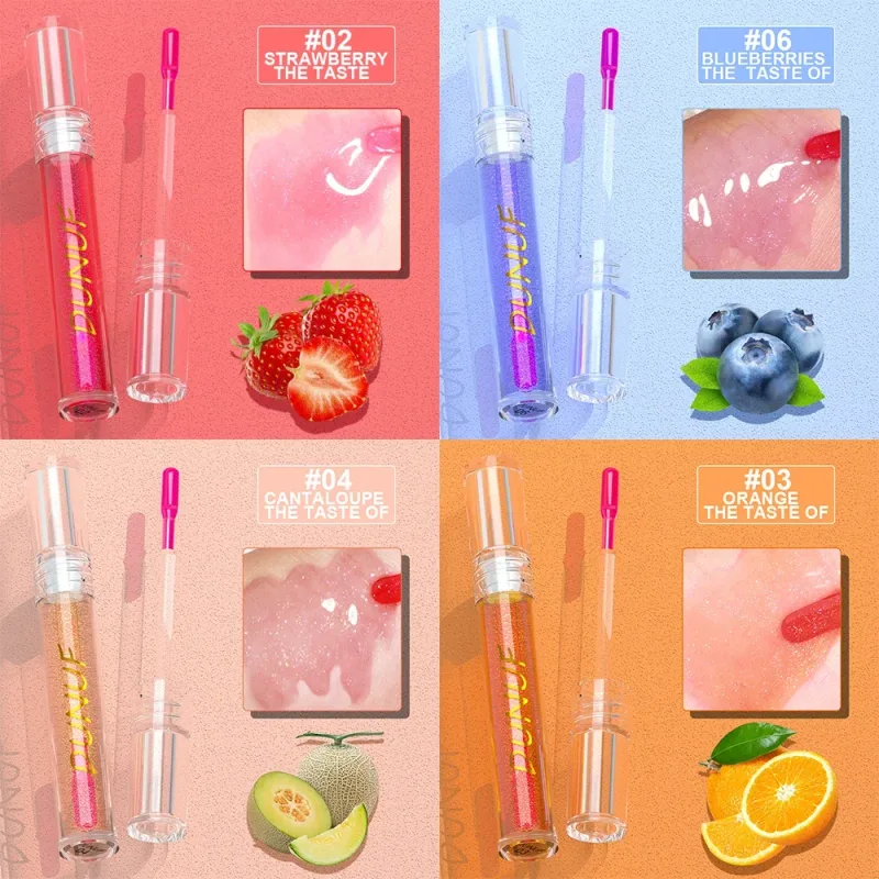水果變色唇彩持久滋養光澤補水口紅彩妝冬季保濕護唇油