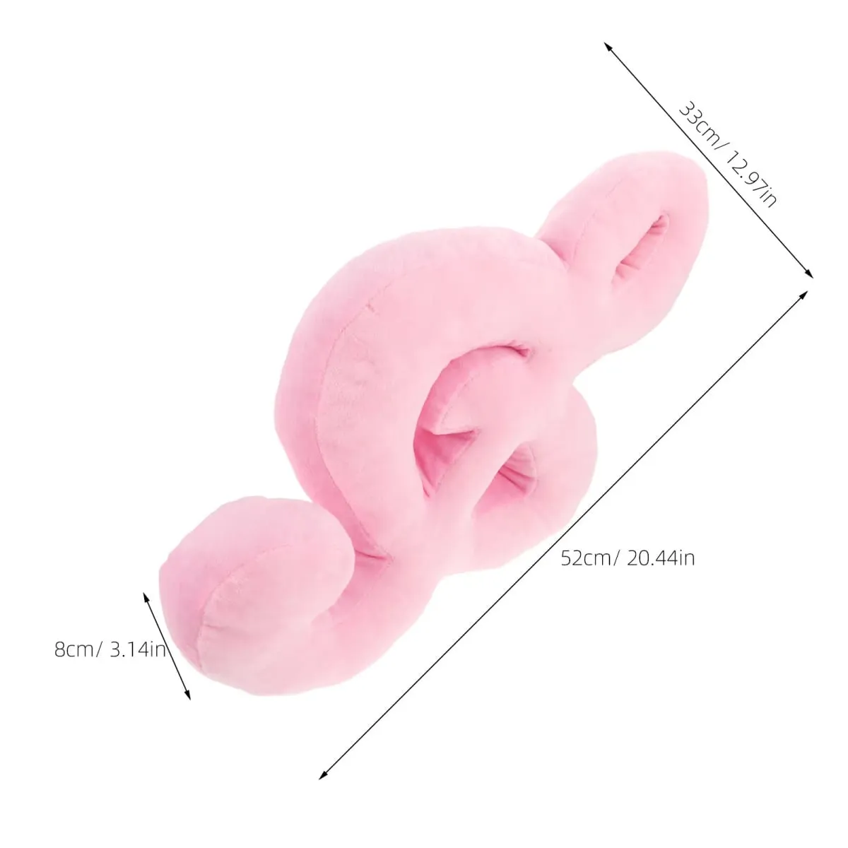 Travesseiro de nota musical, almofada de pelúcia macia, criativa, kawaii, decorativa, para sofá, cama, amante de música, leitura, lombar