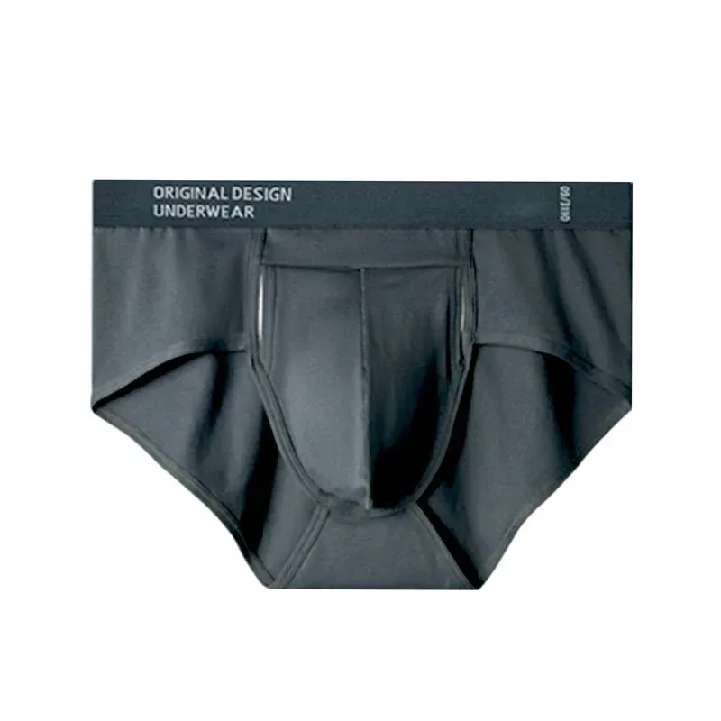 Cuecas de algodão masculinas de alta qualidade confortáveis cuecas respirável macio masculino tamanho grande u bulge bolsa calcinha cueca — image 6