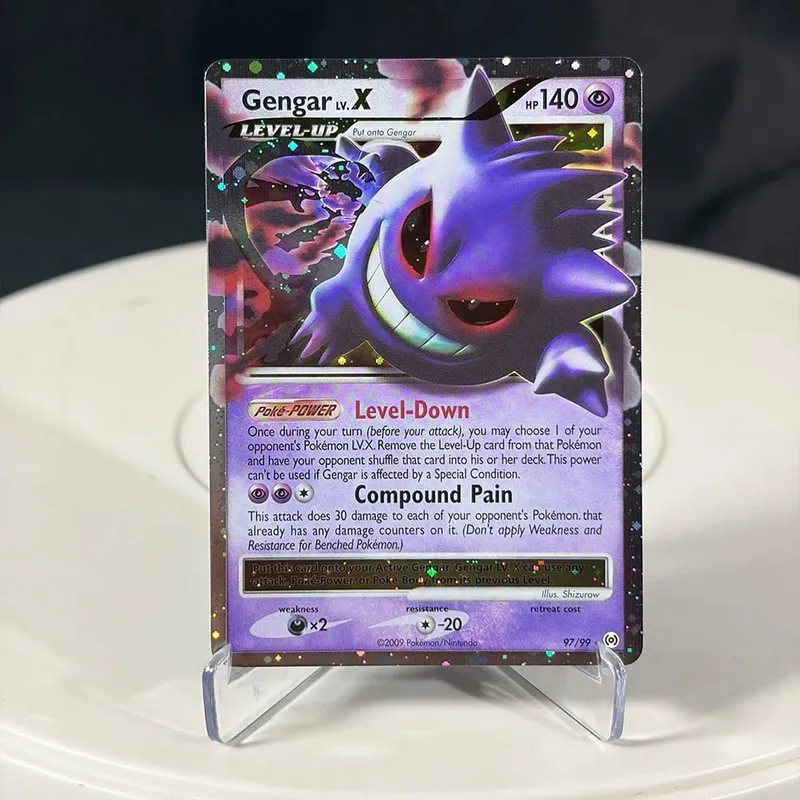 Proxy Cards EX Series Rayquaza Gold star Charizard Gengar Pikachu Hobbies Hobby Collectibles Game Collection Anime Cards