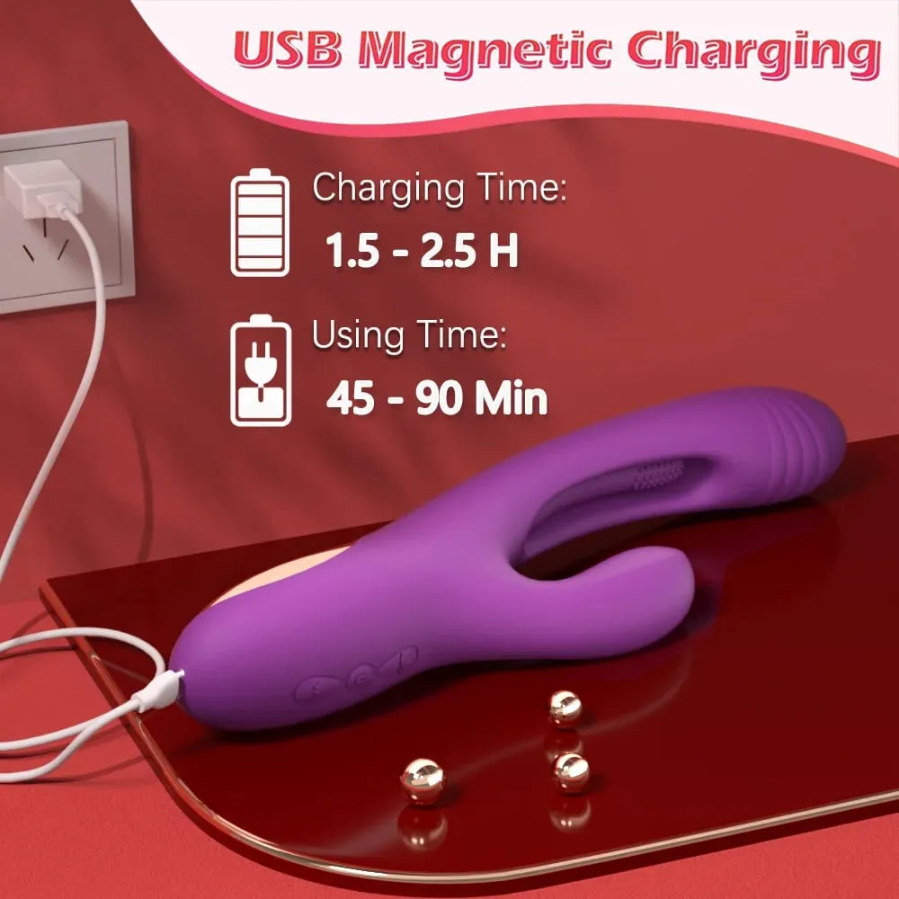 Vibrador batendo para mulheres, ponto g, estimulador de clitóris, vibrador vibratório, massageador vaginal, sexo feminino, produtos para adultos — image 5