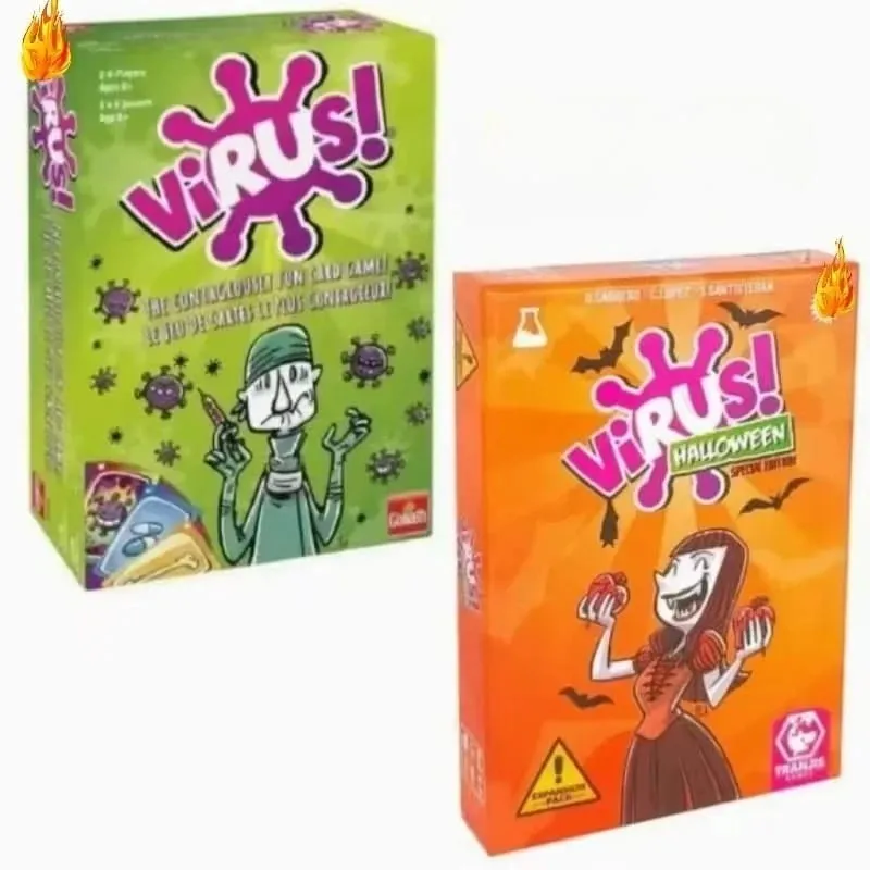 Jogo de cartas de vírus interessante e evolução de vírus 2, o jogo de tabuleiro contagiantemente divertido para festa de aniversário de casamento