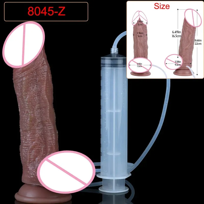 Veias profundas ultra esguichando vibrador silicone pele toque longo ejaculação butt plug para homens mulheres g-ponto estimular 18 + brinquedos sexuais