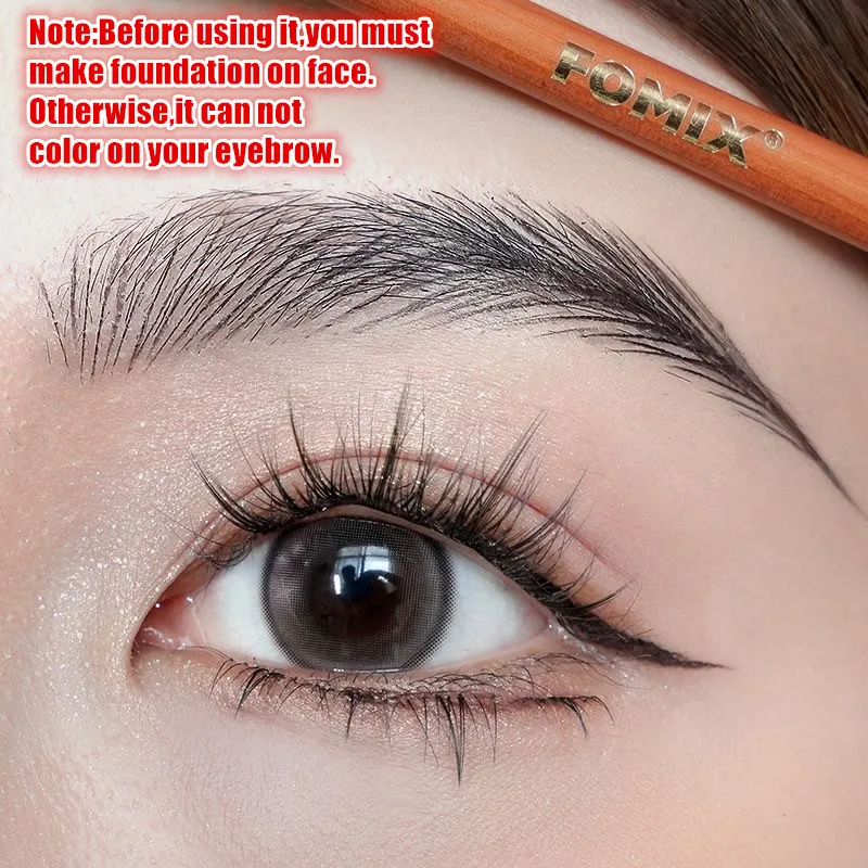 Caneta de sobrancelha microblading dura, à prova d'água, definidor de lápis de sobrancelha, aplicador natural de longa duração, fácil de usar