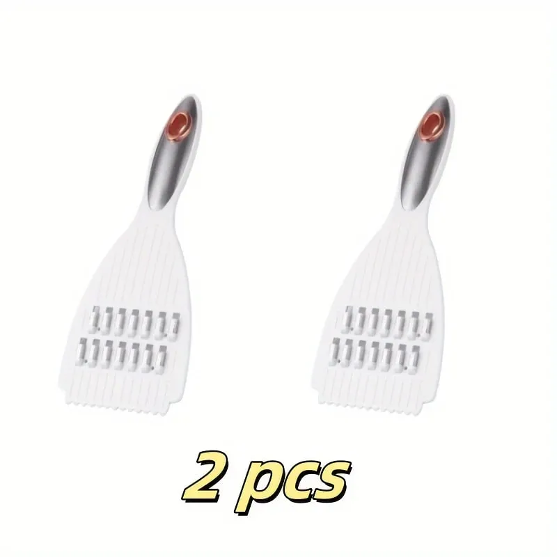 Fatiador e apontador de vegetais multifuncional - Cortador manual de alimentos para batatas, cenouras, frutas - Aparelho de cozinha de plástico durável