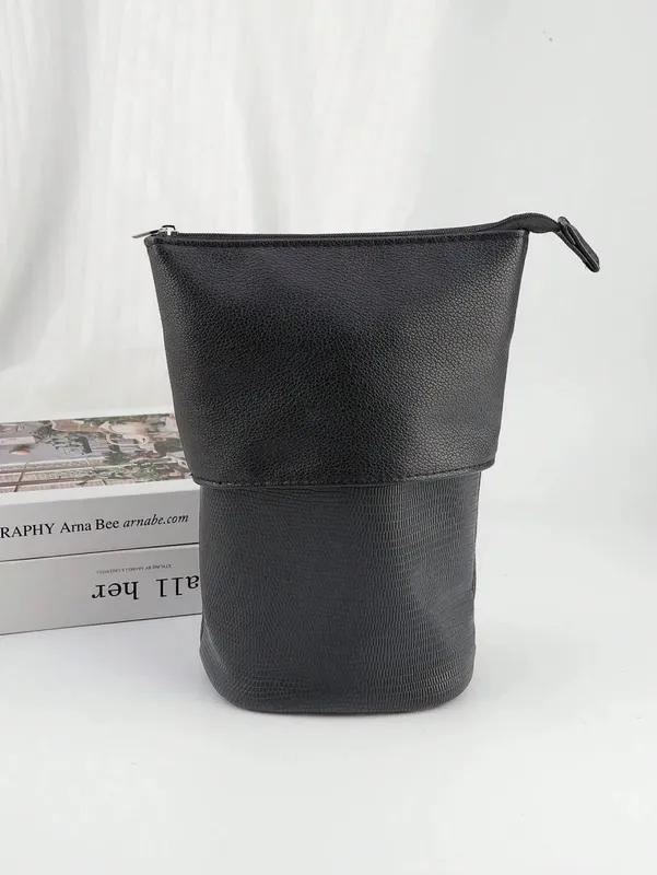 Bolsa de pincel de maquiagem dobrável, grande capacidade, ferramenta profissional, bolsa de armazenamento para 100 pincéis, bolsa cosmética portátil